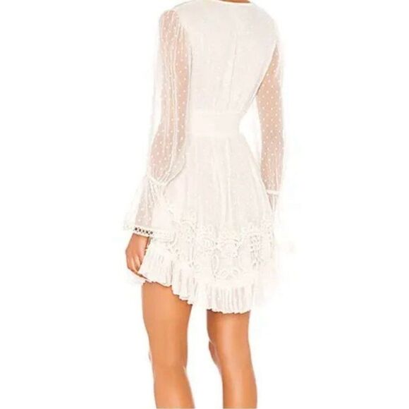 HEMANT & NANDITA Cleo Mini Dress in White XS. Pristine Condition. - Picture 3 of 6